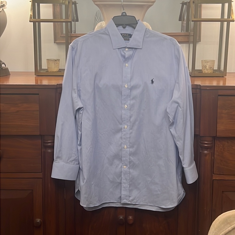 Men's Ralph Lauren Button Down Long Sleeves Blue